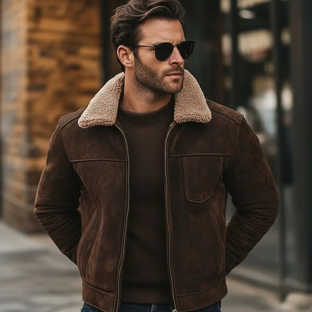 Skylark Jacket Nappa Suede
