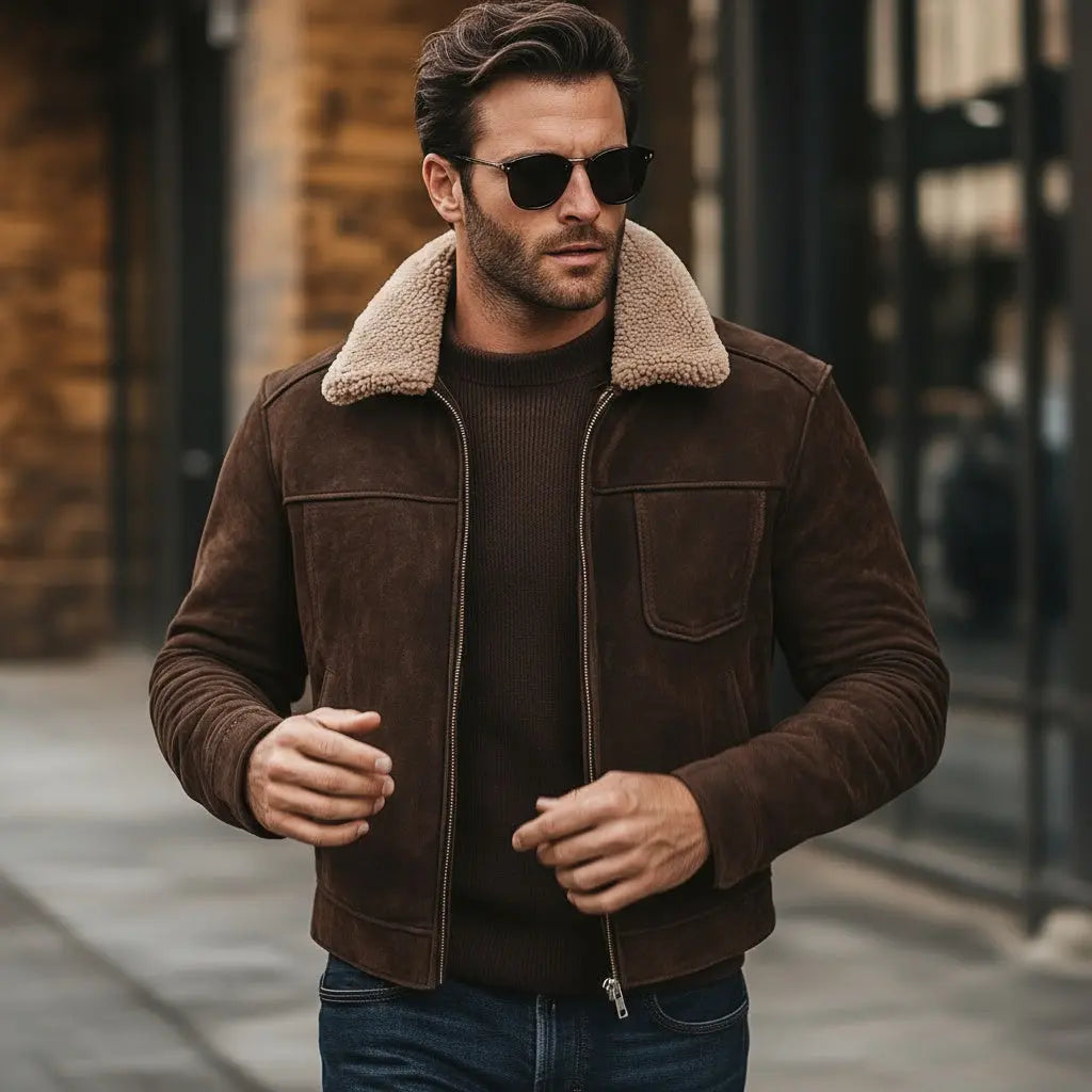 Skylark Jacket Nappa Suede
