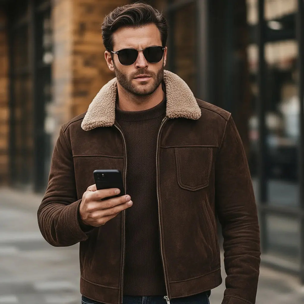 Skylark Jacket Nappa Suede
