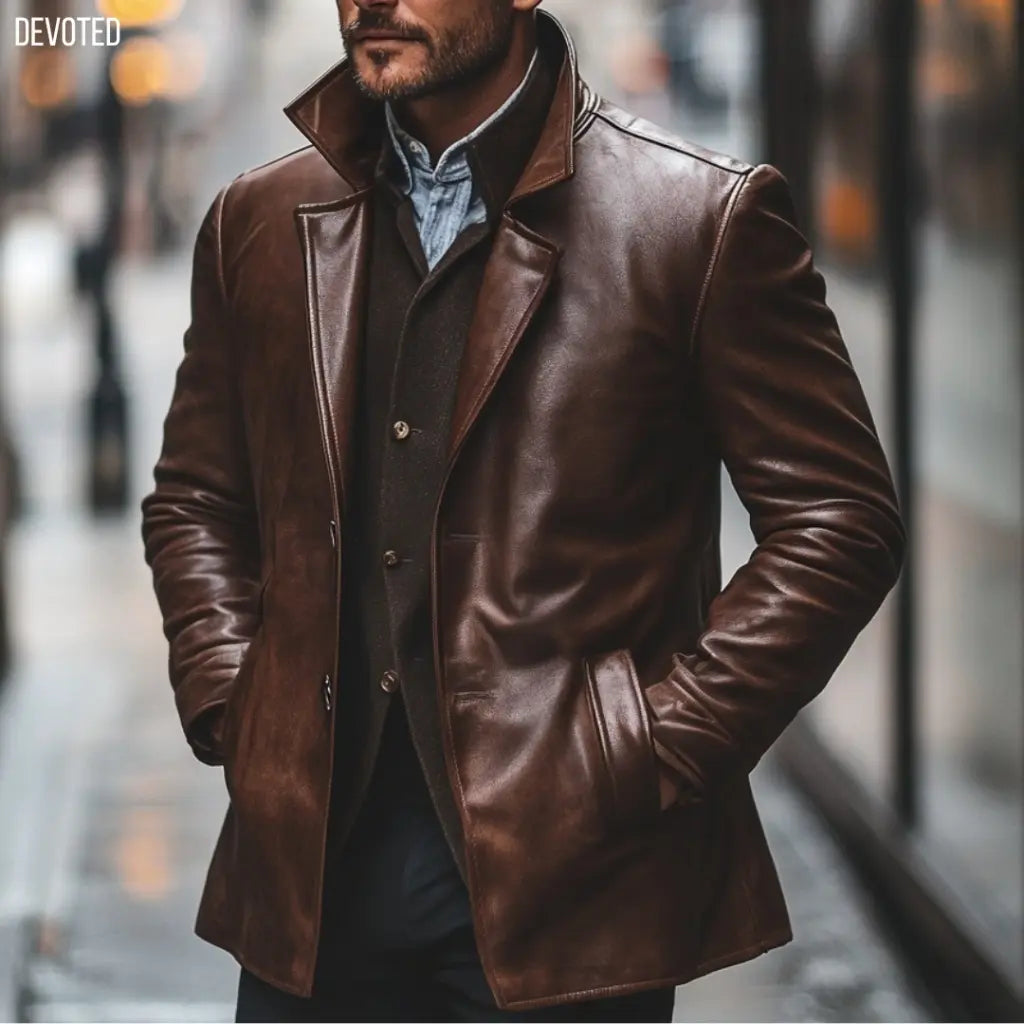 Stallion Coat Nappa Leather