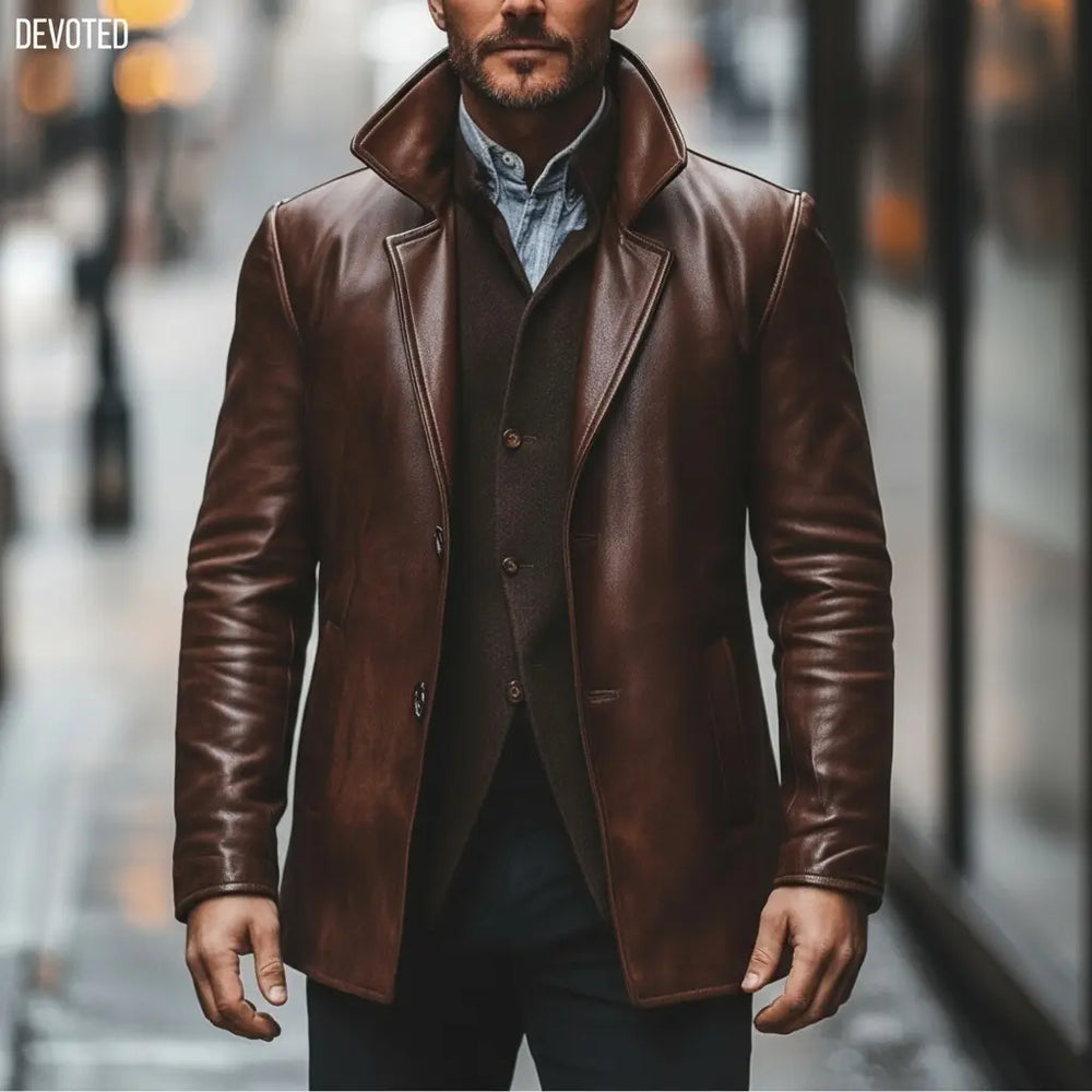 Stallion Coat Nappa Leather