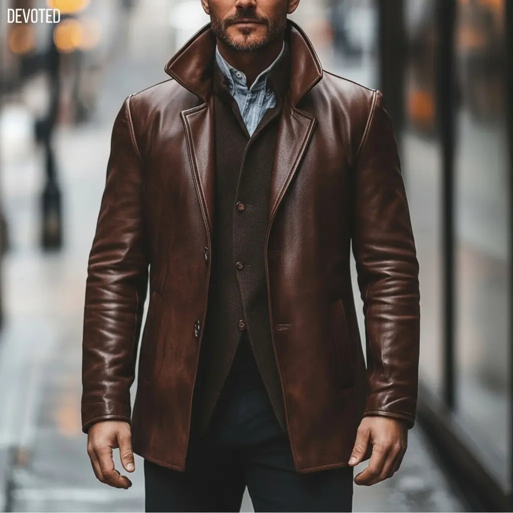 Stallion Coat Nappa Leather