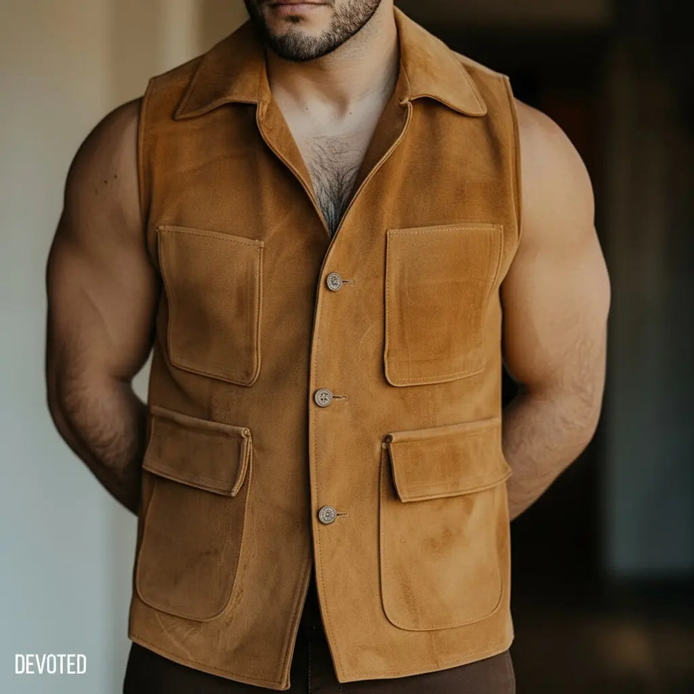 Strutter Jacket Tan - Nappa Suede