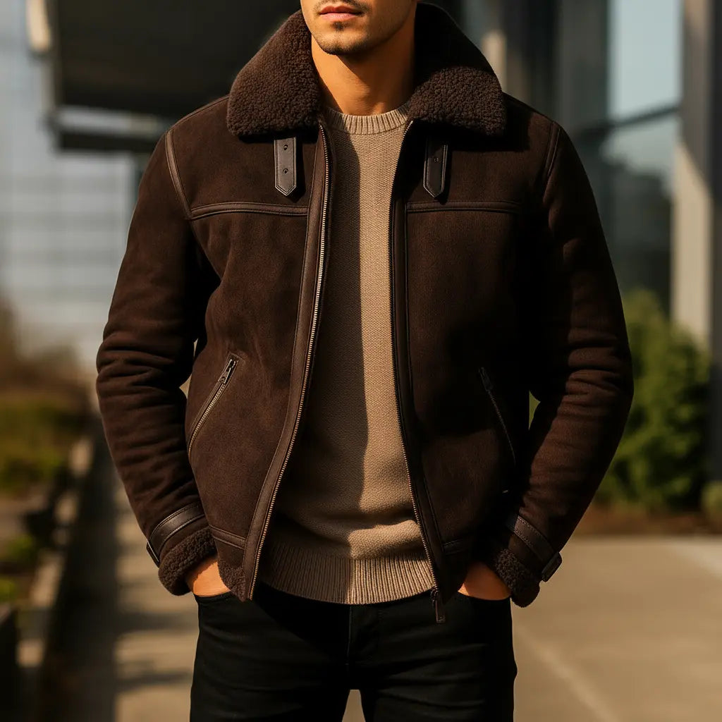 Supermarine Jacket Nappa Suede
