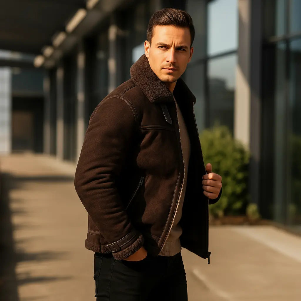 Supermarine Jacket Nappa Suede