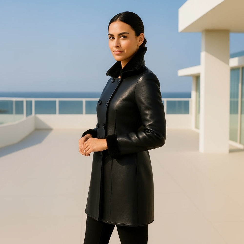 Victoria Coat Nappa Leather