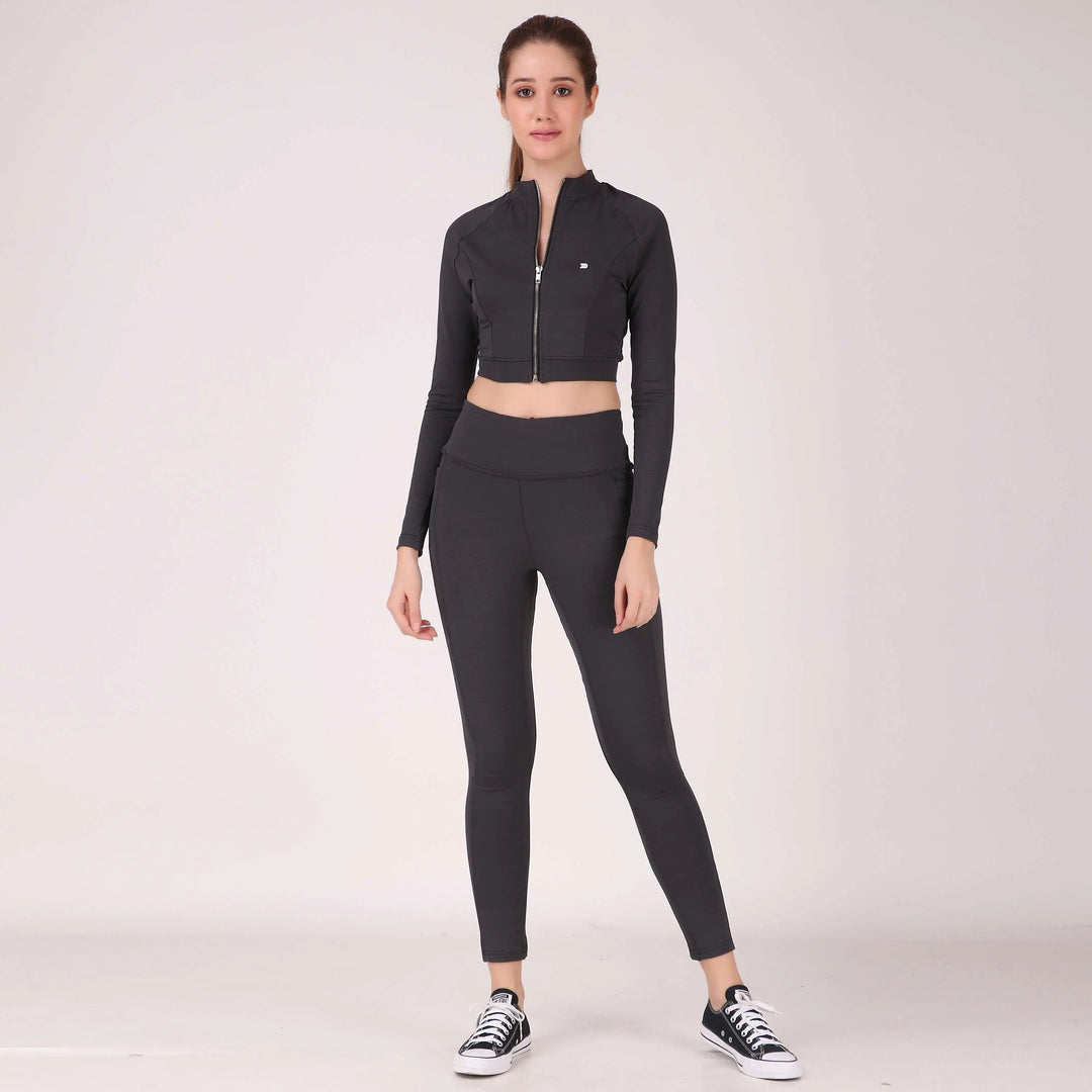 Adapt Tracksuit Charcoal Grey