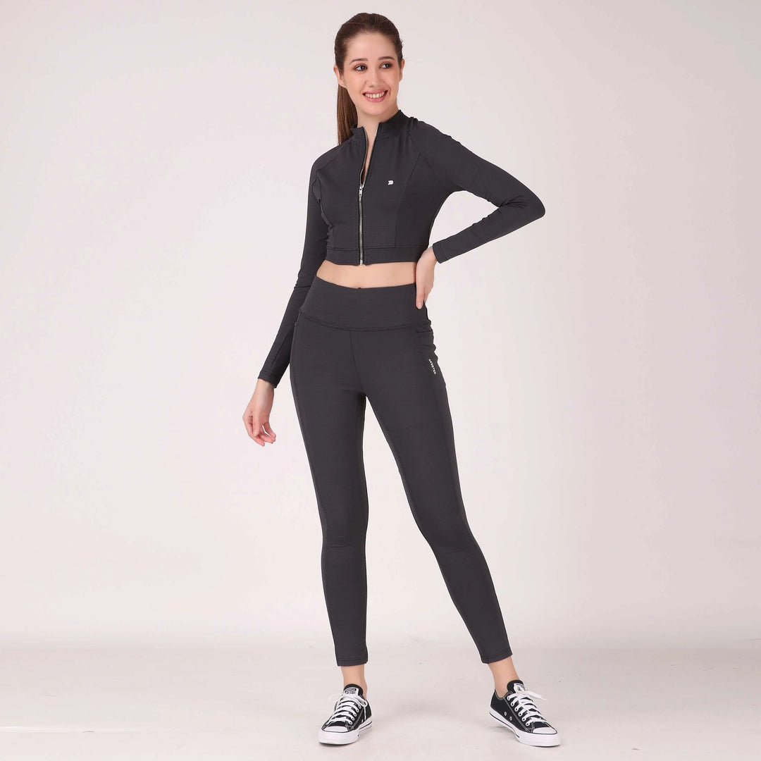 Adapt Tracksuit Charcoal Grey