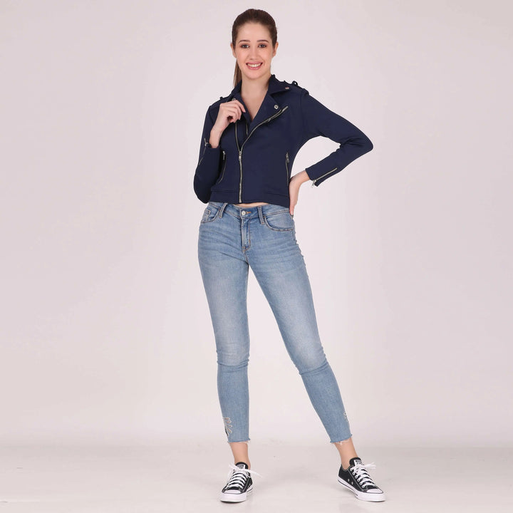 Evolve Jacket V2.0 Navy - All season poly fabric