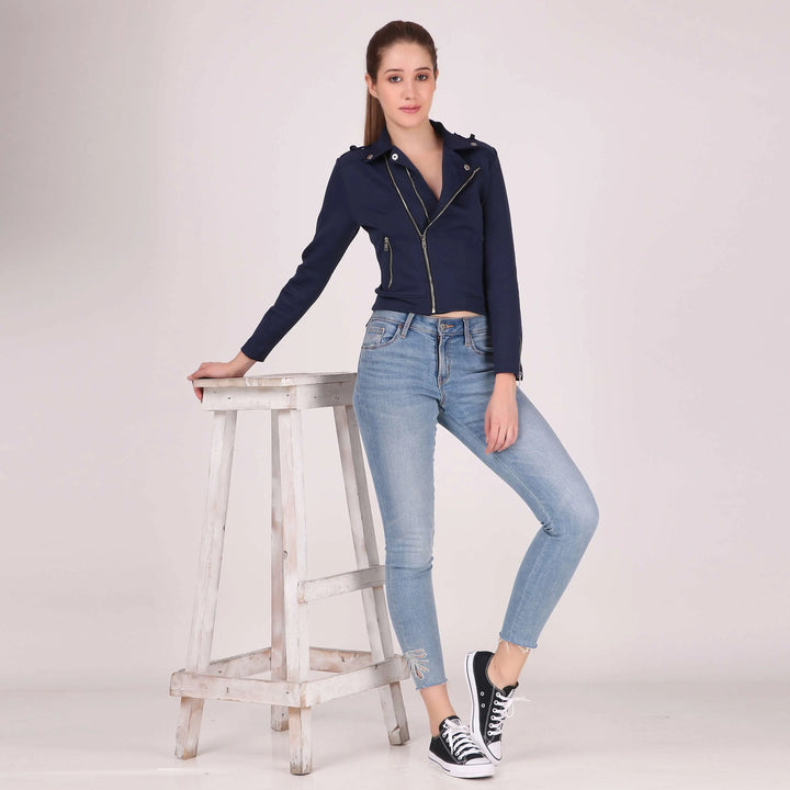 Evolve Jacket V2.0 Navy - All season poly fabric