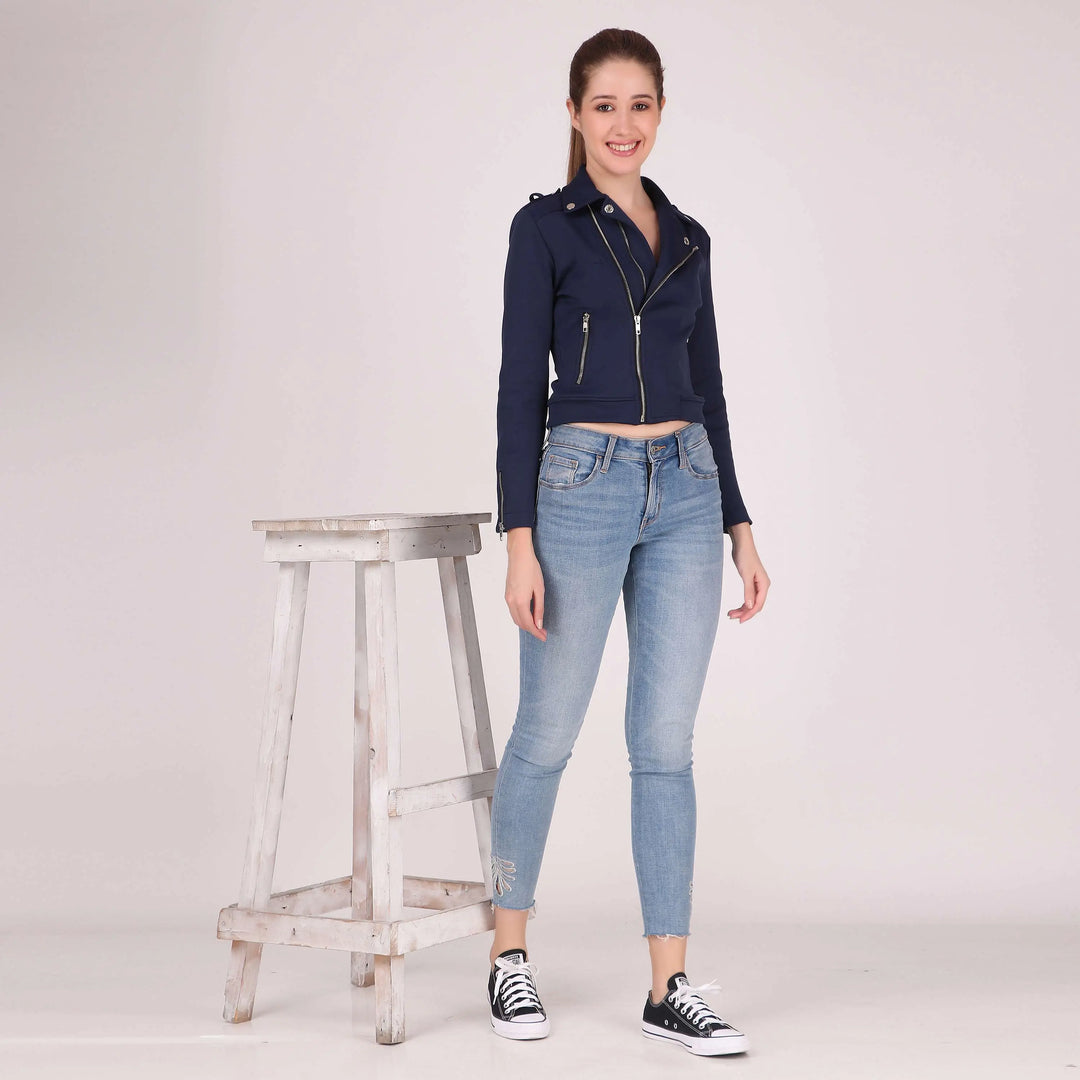 Evolve Jacket V2.0 Navy - All season poly fabric